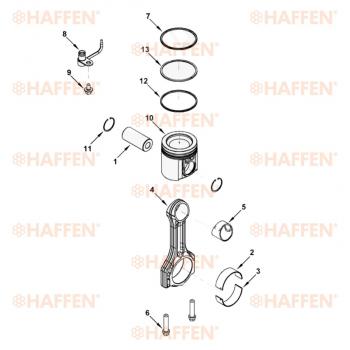 679 р. Форсунка охлаждения поршня ISF2.8 (5257526) HAFFEN ГАЗ ГАЗель Next A62,А65 автобус (2016-2024)  с доставкой в г. Тольятти. Увеличить фотографию 4