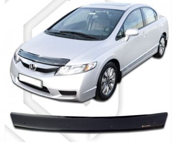 Дефлектор капота USA CA-Plastiс Honda Civic FD седан дорестайлинг (2005-2008)