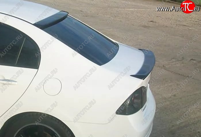 3 299 р. Лип спойлер Tuning-Sport Honda Civic FD седан дорестайлинг (2005-2008) (Неокрашенный)  с доставкой в г. Тольятти