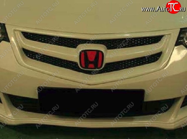 5 399 р. Решётка радиатора Sport Style Honda Accord 8 CU седан дорестайлинг (2008-2011) (Неокрашенная)  с доставкой в г. Тольятти