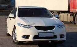 1 299 р. Реснички Sport на фары рестайлинг  Honda Accord  8 CU (2008-2011) седан дорестайлинг (Неокрашенные)  с доставкой в г. Тольятти. Увеличить фотографию 3