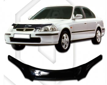 Дефлектор капота (EK2, EK3, EK4, EK9) CA-Plastic Honda Civic EJ,EK,EM седан дорестайлинг (1995-1998)