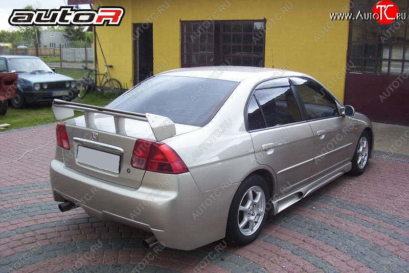 22 899 р. Задний бампер Jaguar Honda Civic ES седан дорестайлинг (2000-2003)  с доставкой в г. Тольятти