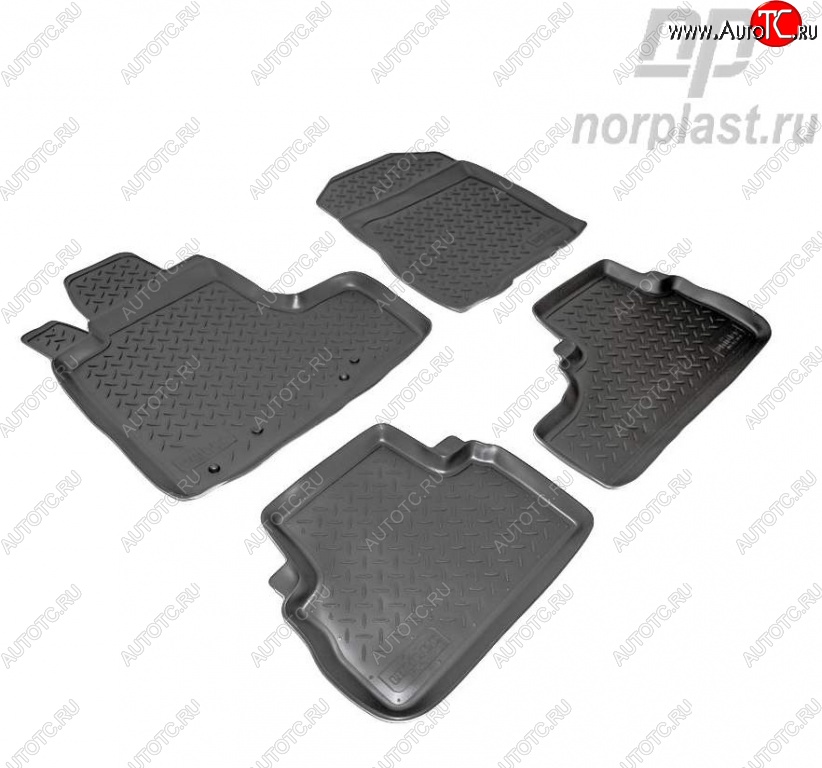 2 599 р. Комплект салонных ковриков Norplast Honda CR-V RE1,RE2,RE3,RE4,RE5,RE7 дорестайлинг (2007-2010)  с доставкой в г. Тольятти