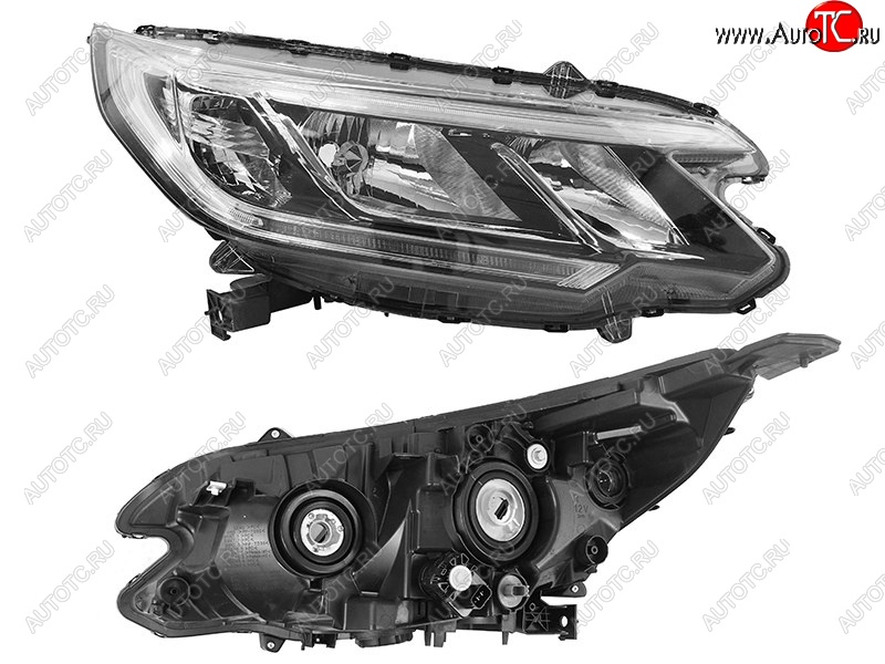 18 749 р. Правая фара SAT Honda CR-V RM1,RM3,RM4 рестайлинг (2014-2018)  с доставкой в г. Тольятти