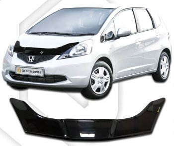 Дефлектор капота CA-Plastic Honda Fit GE дорестайлинг (2007-2010)