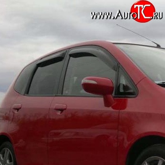 899 р. Дефлекторы окон (ветровики) Novline 4 шт Honda Fit 1 GD дорестайлинг (2001-2004)  с доставкой в г. Тольятти