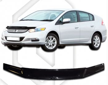 Дефлектор капота CA-Plastic Honda Insight ZE2 хэтчбэк 5 дв. дорестайлинг (2009-2011)