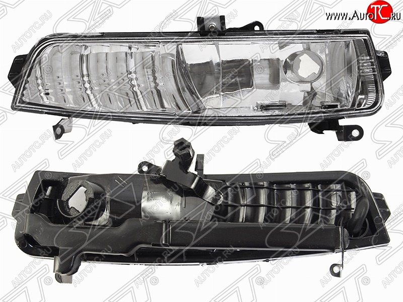 1 099 р. Правая противотуманная фара SAT Hyundai Accent MC седан (2005-2011)  с доставкой в г. Тольятти