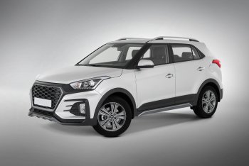 22 499 р. Передний бампер Xmug Hyundai Creta GS дорестайлинг (2015-2019) (Неокрашенный)  с доставкой в г. Тольятти. Увеличить фотографию 4