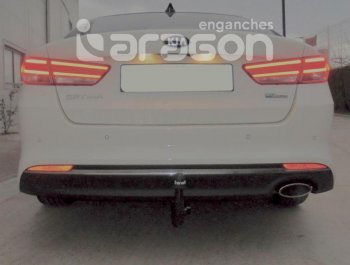 22 699 р. Фаркоп Aragon.(шар V) KIA Optima 4 JF дорестайлинг седан (2016-2018)  с доставкой в г. Тольятти. Увеличить фотографию 2