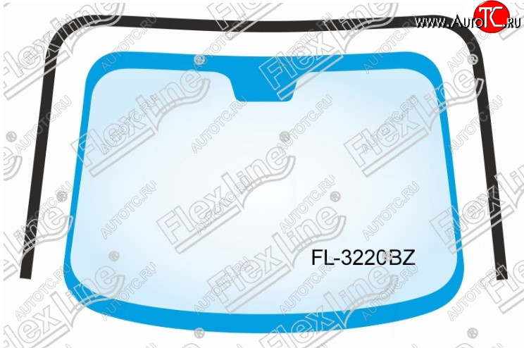 2 569 р. Молдинг лобового стекла FlexLine Hyundai IX35 LM рестайлинг (2013-2018)  с доставкой в г. Тольятти