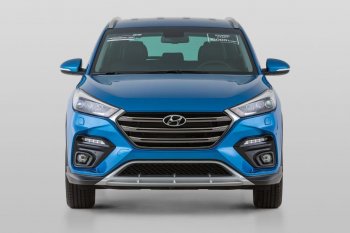 Передний бампер YT Hyundai Tucson TL дорестайлинг (2015-2018)