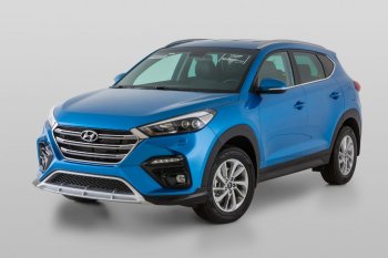 17 999 р. Передний бампер YT Hyundai Tucson TL дорестайлинг (2015-2018) (Неокрашенный)  с доставкой в г. Тольятти. Увеличить фотографию 3