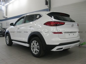 6 799 р. Юбка заднего бампера АВТОКРАТ Hyundai Tucson TL рестайлинг (2018-2021) (Неокрашенная)  с доставкой в г. Тольятти. Увеличить фотографию 2