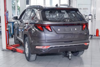 17 449 р. Фаркоп PT GROUP /съемный квадрат/ HYUNDAI Tucson 2021- (Сборка РФ)/ KIA Sportage 2022- (HTS-21-991101.22) Hyundai Tucson NX4 (2020-2022)  с доставкой в г. Тольятти. Увеличить фотографию 4