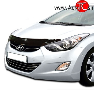 3 299 р. Дефлектор капота NovLine Hyundai Elantra MD дорестайлинг (2010-2013)  с доставкой в г. Тольятти