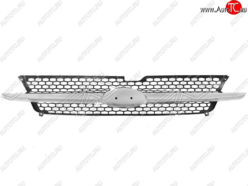 1 849 р. Решётка радиатора SAT (в сборе с хром. молдингом) Hyundai Getz TB хэтчбэк 5 дв. дорестайлинг (2002-2005) (Неокрашенная)  с доставкой в г. Тольятти