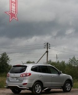 11 159 р. Защита заднего бампера Souz-96 (d60) Hyundai Santa Fe CM рестайлинг (2009-2012)  с доставкой в г. Тольятти. Увеличить фотографию 2