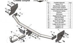 5 789 р. Фаркоп Лидер Плюс (с быстросъёмным шаром) Hyundai Solaris HCR седан дорестайлинг (2017-2020) (Без электропакета)  с доставкой в г. Тольятти. Увеличить фотографию 2