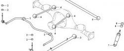 244 р. Полиуретановая втулка стабилизатора задней подвески Точка Опоры Hyundai Terracan HP рестайлинг (2004-2007)  с доставкой в г. Тольятти. Увеличить фотографию 2