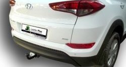 7 499 р. Фаркоп Лидер Плюс. Hyundai Tucson TL рестайлинг (2018-2021) (Без электропакета)  с доставкой в г. Тольятти. Увеличить фотографию 2