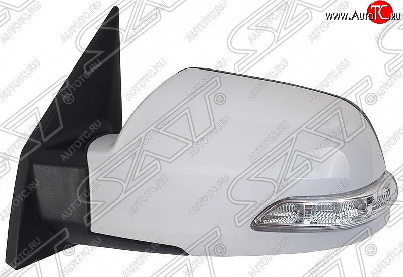 7 549 р. Боковое левое зеркало заднего вида SAT (поворот, 5 контактов) Hyundai Tucson JM (2004-2010) (Неокрашенное)  с доставкой в г. Тольятти