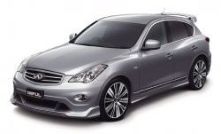 41 249 р. Передний бампер Impul INFINITI EX35 J50 (2007-2013) (Неокрашенный)  с доставкой в г. Тольятти. Увеличить фотографию 2