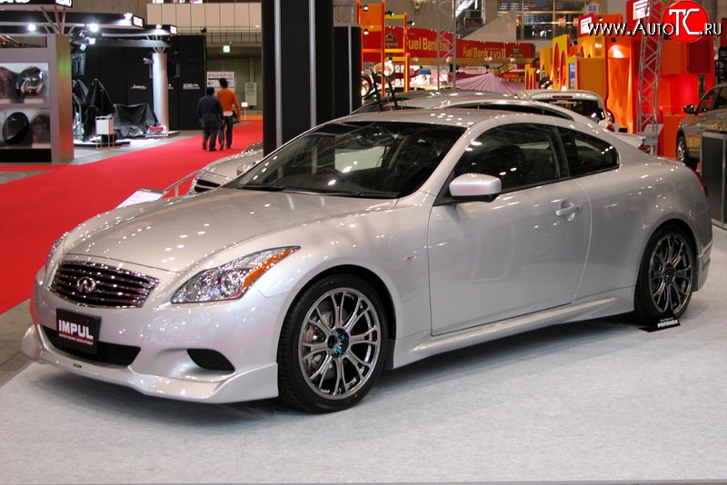 24 999 р. Комплект порогов Impul INFINITI G37 V36 седан рестайлинг (2008-2014) (Неокрашенные)  с доставкой в г. Тольятти