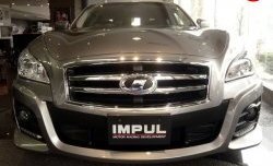 52 749 р. Передний бампер Impul INFINITI M (2010-2014) (Без карбоновых вставок, Неокрашенный)  с доставкой в г. Тольятти. Увеличить фотографию 3