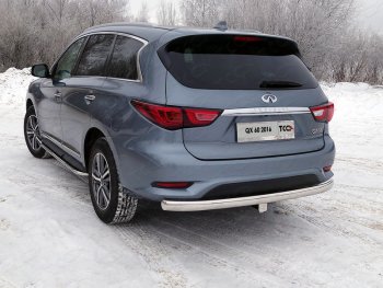 15 349 р. Фаркоп (тягово-сцепное устройство) TCC  INFINITI QX60  L50 (2016-2021) рестайлинг (Оцинкованный, шар E)  с доставкой в г. Тольятти. Увеличить фотографию 2