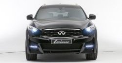 23 749 р. Передний бампер Lorinser INFINITI QX70 S51 (2013-2020) (Неокрашенный)  с доставкой в г. Тольятти. Увеличить фотографию 2