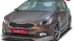 Накладка на передний бампер CSR (уценка) KIA (КИА) Ceed (Сид)  2 JD (2012-2016) 2 JD дорестайлинг универсал, дорестайлинг, хэтчбэк