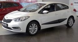 3 799 р. Молдинги RA (широкие, комплект на 4 двери) KIA Cerato 4 BD дорестайлинг седан (2018-2021) (Поверхность глянец (под окраску), Неокрашенные)  с доставкой в г. Тольятти. Увеличить фотографию 4