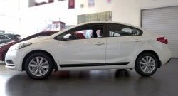 3 289 р. Молдинги RA (узкие, комплект 4 шт.) KIA Cerato 3 YD дорестайлинг седан (2013-2016) (Поверхность глянец (под окраску), Неокрашенные)  с доставкой в г. Тольятти. Увеличить фотографию 5