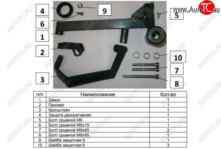 6 299 р. Замок КПП FORTUS (AT+) KIA Cerato 4 BD дорестайлинг, хэтчбэк (2018-2021)  с доставкой в г. Тольятти