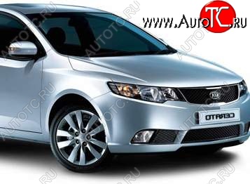 5 699 р. Правое крыло SAT (Тайвань) KIA Forte седан (2008-2013) (Неокрашенное)  с доставкой в г. Тольятти