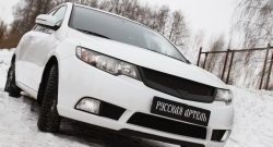 4 089 р. Решётка радиатора (Forte) RA KIA Cerato 2 TD седан (2008-2013) (Поверхность глянец (под окраску), Неокрашенная)  с доставкой в г. Тольятти. Увеличить фотографию 2