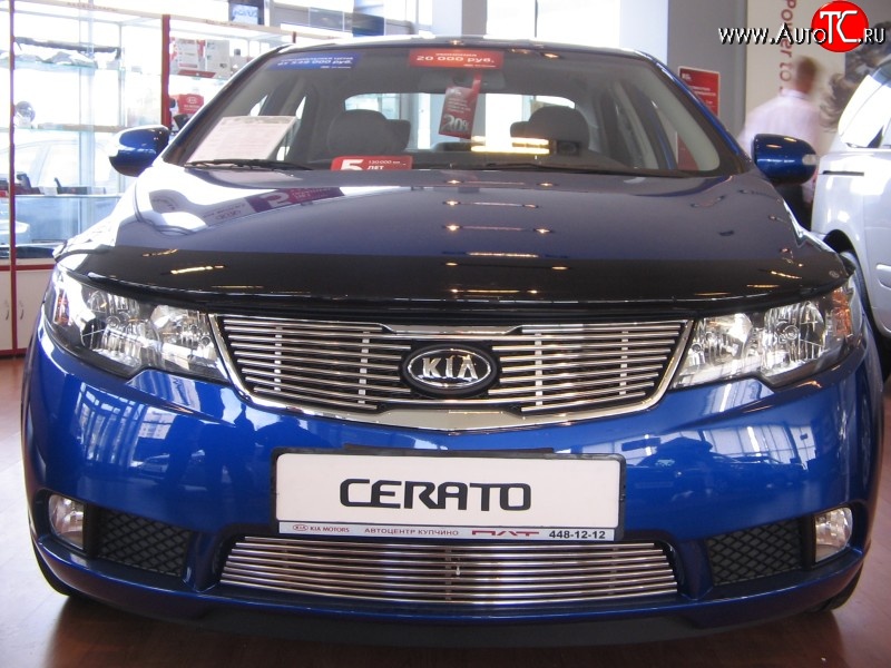 4 799 р. Декоративная вставка решетки радиатора Berkut KIA Cerato 2 TD седан (2008-2013)  с доставкой в г. Тольятти