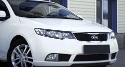 919 р. Реснички RA на фары KIA Cerato 2 TD седан (2008-2013) (Неокрашенные)  с доставкой в г. Тольятти. Увеличить фотографию 2