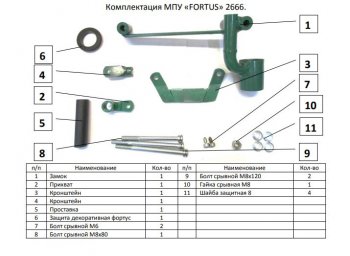 11 749 р. Замок КПП FORTUS (AT+) KIA Mohave HM2 (2019-2022)  с доставкой в г. Тольятти. Увеличить фотографию 2