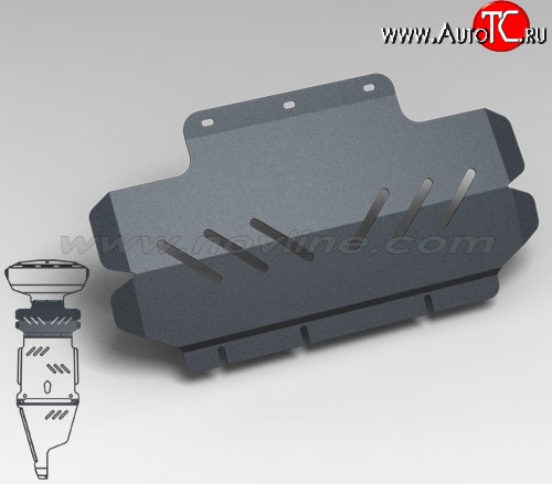 2 499 р. Защита картера двигателя Novline (3.8/3.0, AКПП, 3 мм) KIA Mohave HM рестайлинг (2017-2020)  с доставкой в г. Тольятти