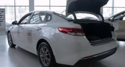 1 169 р. Защитная накладка на задний бампер RA KIA Optima JF седан рестайлинг (2018-2020)  с доставкой в г. Тольятти. Увеличить фотографию 5