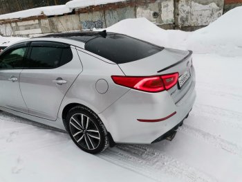 3 399 р. Лип спойлер АВТОКРАТ  KIA Optima  3 TF (2010-2016) дорестайлинг седан, рестайлинг седан (Неокрашенный)  с доставкой в г. Тольятти. Увеличить фотографию 3