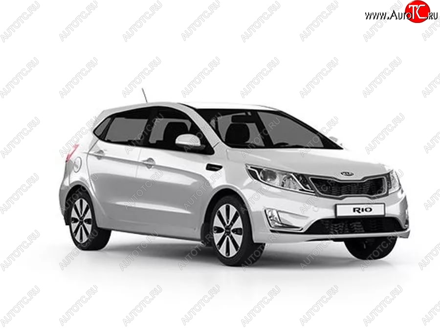 3 659 р. Стандартный передний бампер KIA Rio 3 QB дорестайлингхэтчбек5дв. (2011-2015) (Окрашенный)  с доставкой в г. Тольятти