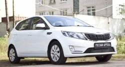 1 769 р. Защитная сетка решетки переднего бампера РА KIA Rio 3 QB дорестайлингхэтчбек5дв. (2011-2015)  с доставкой в г. Тольятти. Увеличить фотографию 3