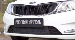 1 769 р. Защитная сетка решетки переднего бампера РА KIA Rio 3 QB дорестайлингхэтчбек5дв. (2011-2015)  с доставкой в г. Тольятти. Увеличить фотографию 6