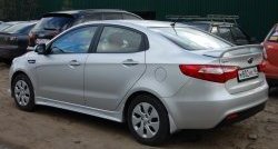 2 549 р. Спойлер LitCompany KIA Rio 3 QB дорестайлинг седан (2011-2015) (Неокрашенный)  с доставкой в г. Тольятти. Увеличить фотографию 4