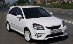 10 999 р. Передний бампер Vita Dm KIA Rio 2 JB дорестайлинг седан (2005-2009) (Без сетки, Неокрашенный)  с доставкой в г. Тольятти. Увеличить фотографию 5