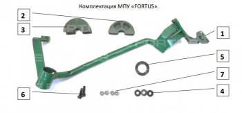 34 999 р. Замок рулевого вала FORTUS (бесштыревой) KIA Sorento MQ4 (2020-2022) (Вал d 17)  с доставкой в г. Тольятти. Увеличить фотографию 2